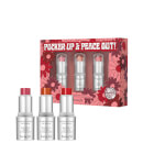 benefit Pucker Up and Peace Out Moisturising Lip Balm Trio