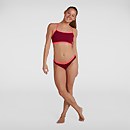 Damen Tie-Back Top & Waistband Badehose in Rot