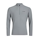 Men's 24/7 Long Sleeve Zip Base Layer - Grey - XS