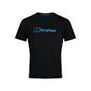 Men's Organic Big Colour Logo T-Shirt - Black - XS