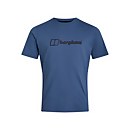 Men's Organic Big Colour Logo T-Shirt - Blue - XS