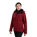Women's Hillwalker InterActive Waterproof Jacket - Dark Red - 8