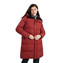 Women's Combust Reflect Long Down Jacket - Red - 14