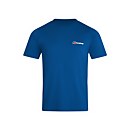 Men's Organic Front & Back Logo T-Shirt - Blue - S Men's Organic Front & Back Logo T-Shirt - Blue - S