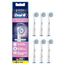 Oral-B Sensitive Clean Aufsteckbürsten, weiß, 6 Stück