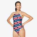 The One Printed Onepiece - Red, White, Blue | Size 20