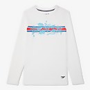 L/S GRAPHIC SWIM SHI Bright White L/S GRAPHIC SWIM SHI Bright White