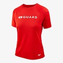 Guard Solid Swim Tee - Red | Size L