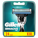 Gillette Mach3 Manual Razor Blades 24ct