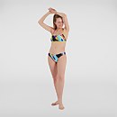 Damen Crossback Bikini Schwarz/Grün - 26 Damen Crossback Bikini Schwarz/Grün - 26