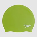 SPEEDO MOULDED SILC CAP AU GREEN - ONE SIZE