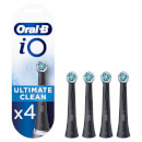 Oral-B iO Ultimate Clean Black Toothbrush Heads, Pack of 4 Counts Oral-B iO Ultimate Clean Black Toothbrush Heads, Pack of 4 Counts