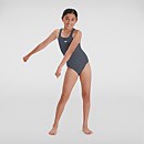 Girls' Essential Endurance+ Medalist Swimsuit Navy/White Girls' Essential Endurance+ Medalist Swimsuit Navy/White