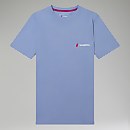 Unisex Organic Heritage Front & Back Logo Tee Purple - S Unisex Organic Heritage Front & Back Logo Tee Purple - S
