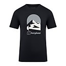 Men's  Edale Mountain T Shirt Black - XS