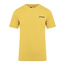 Men's  Mont Blanc Mountain T Shirt Yellow - S