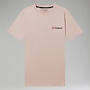 Unisex Kanchenjunga Static T Shirt Light Pink - S