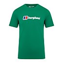Men's  Organic Big Classic Logo T Shirt Green - XS