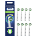 Oral-B CrossAction Brush Heads - White, 8-Pack