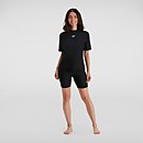 Women's Short Sleeved Sun Protection Top Black - XS