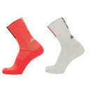 Santini Trek Segafredo Medium Profile Socks