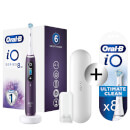Oral-B iO8 Violet Electric Toothbrush with Travel Case + 8 Refills