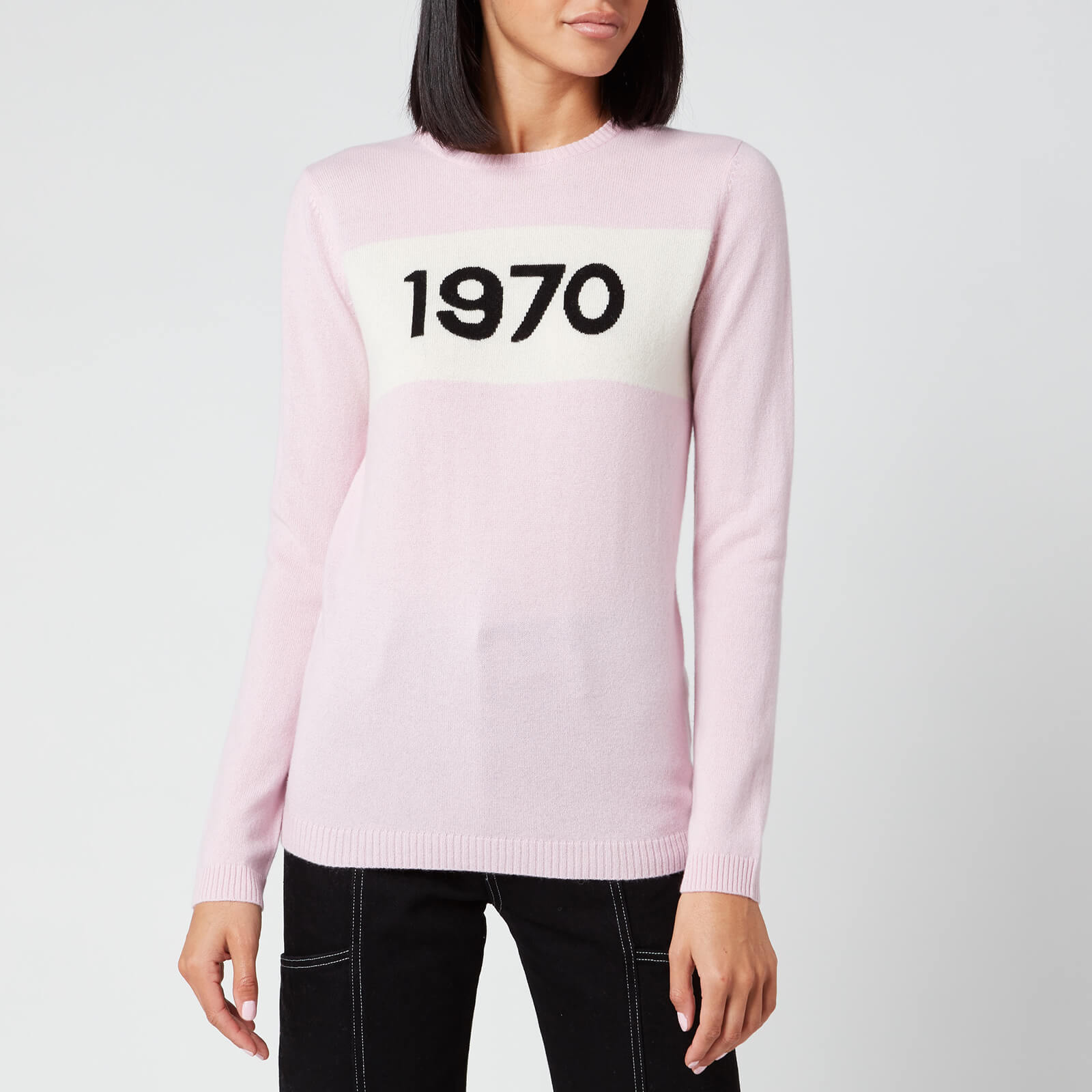 Bella Freud Women's 1970 Cashmere Jumper Pink Bella Freud Women's 1970 Cashmere Jumper Pink