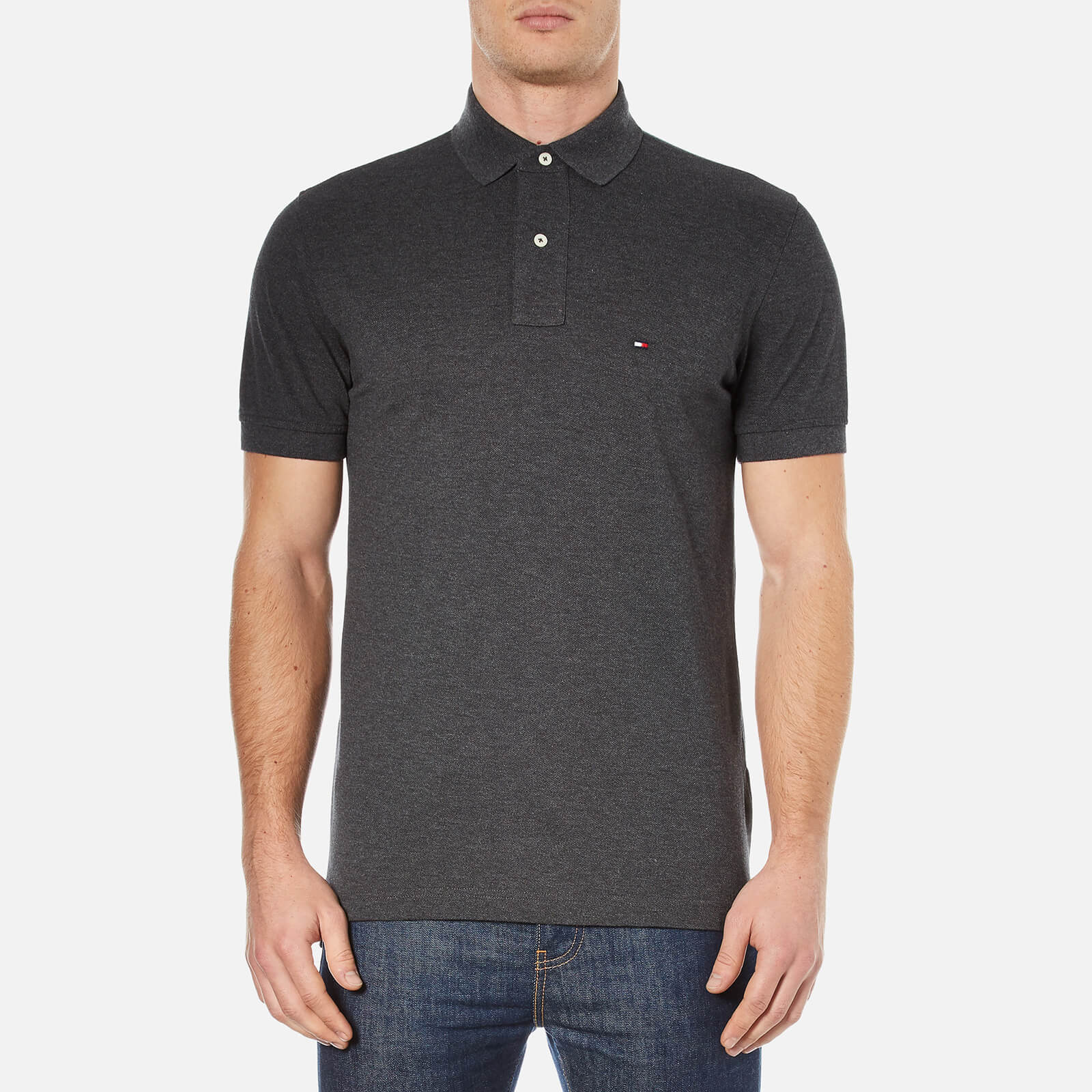 tommy hilfiger grey polo