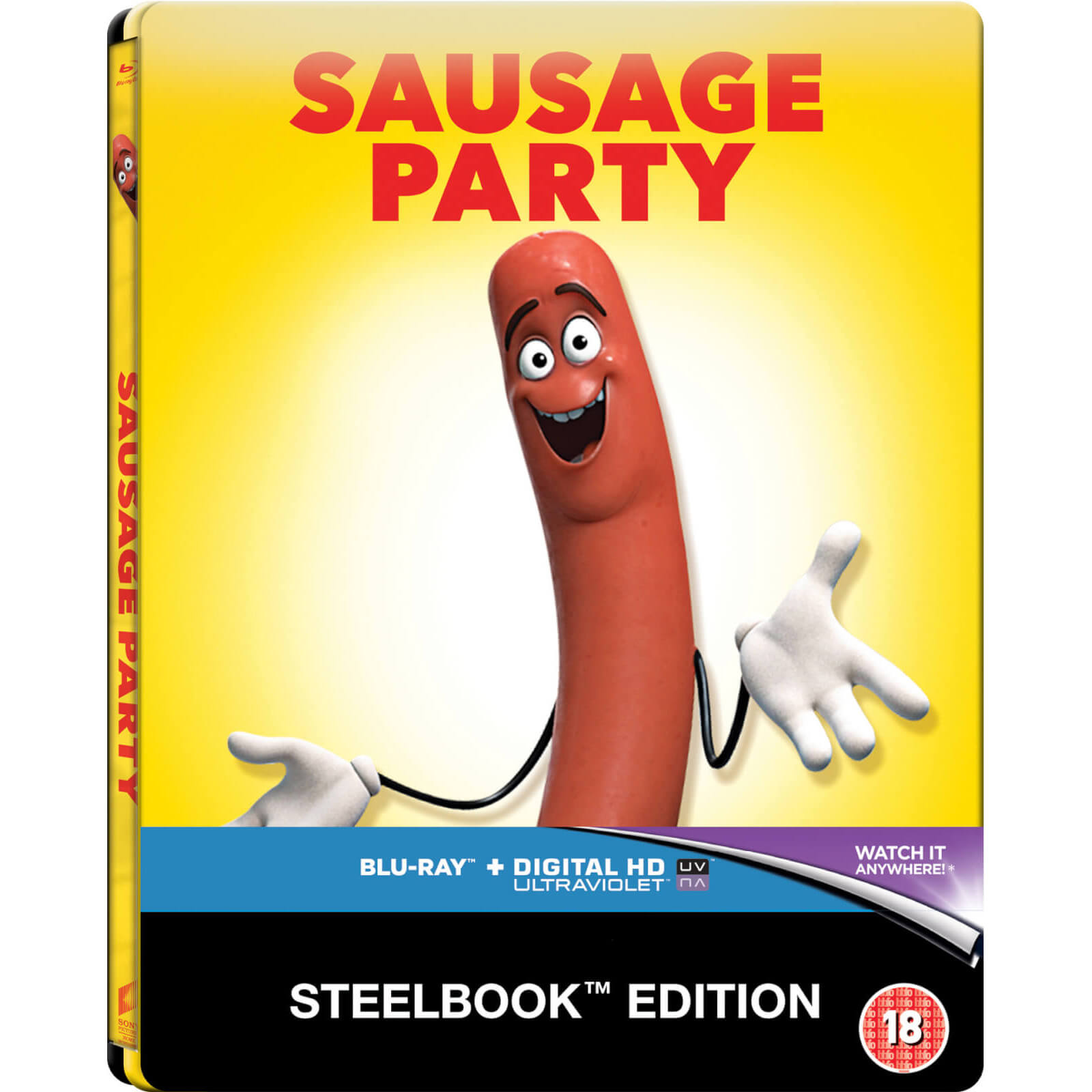 Sausage Party Steelbook Edition Blu Ray Zavvi Us