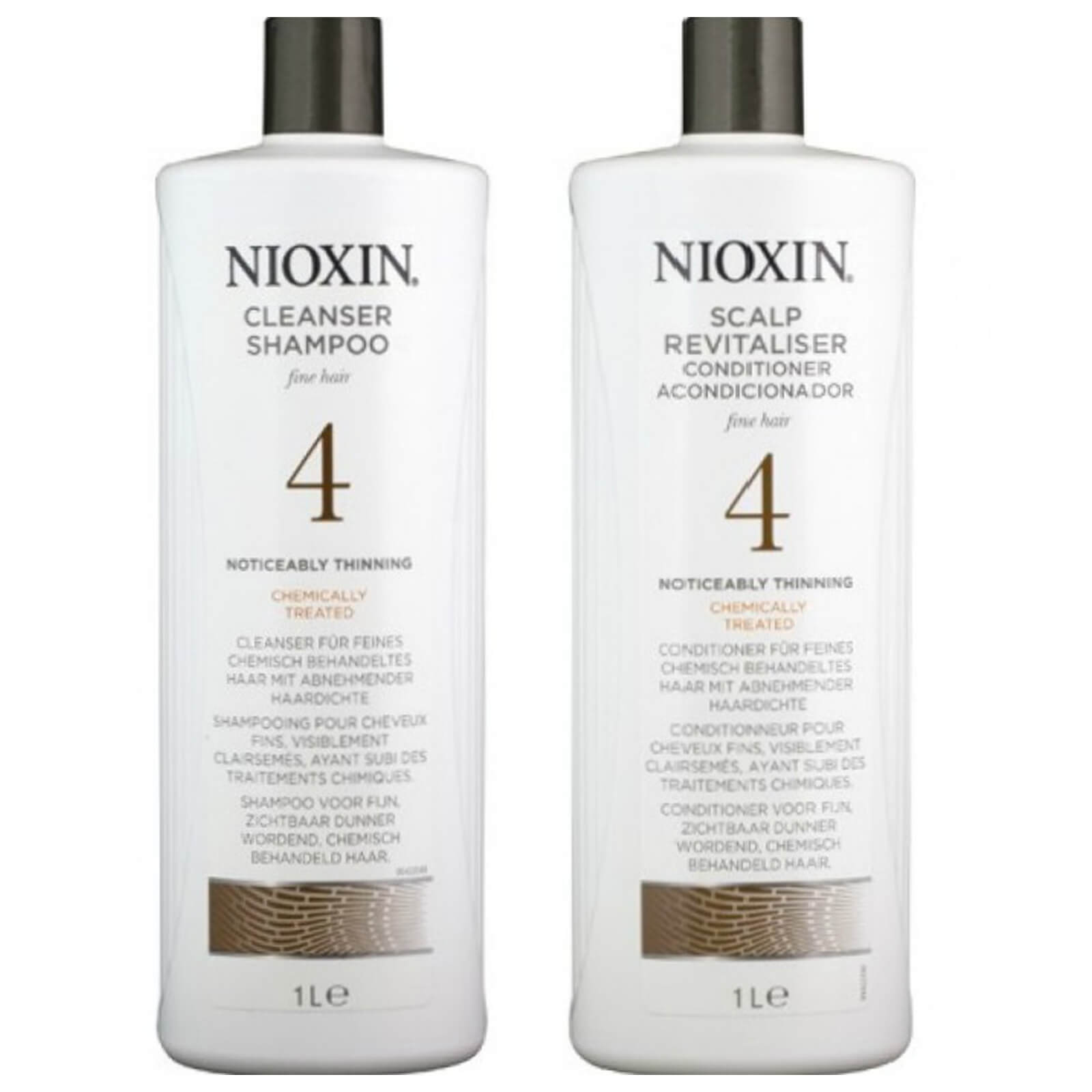 nioxin system 4 1 l shampoo and conditioner duo pack