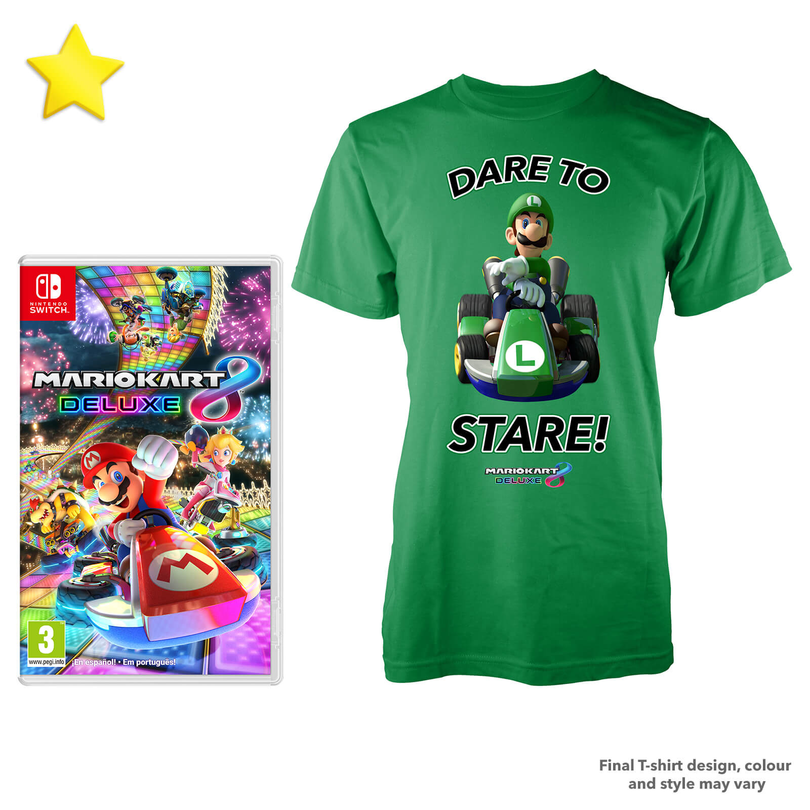 Mario Kart 8 Deluxe T Shirt Nintendo Official Uk Store