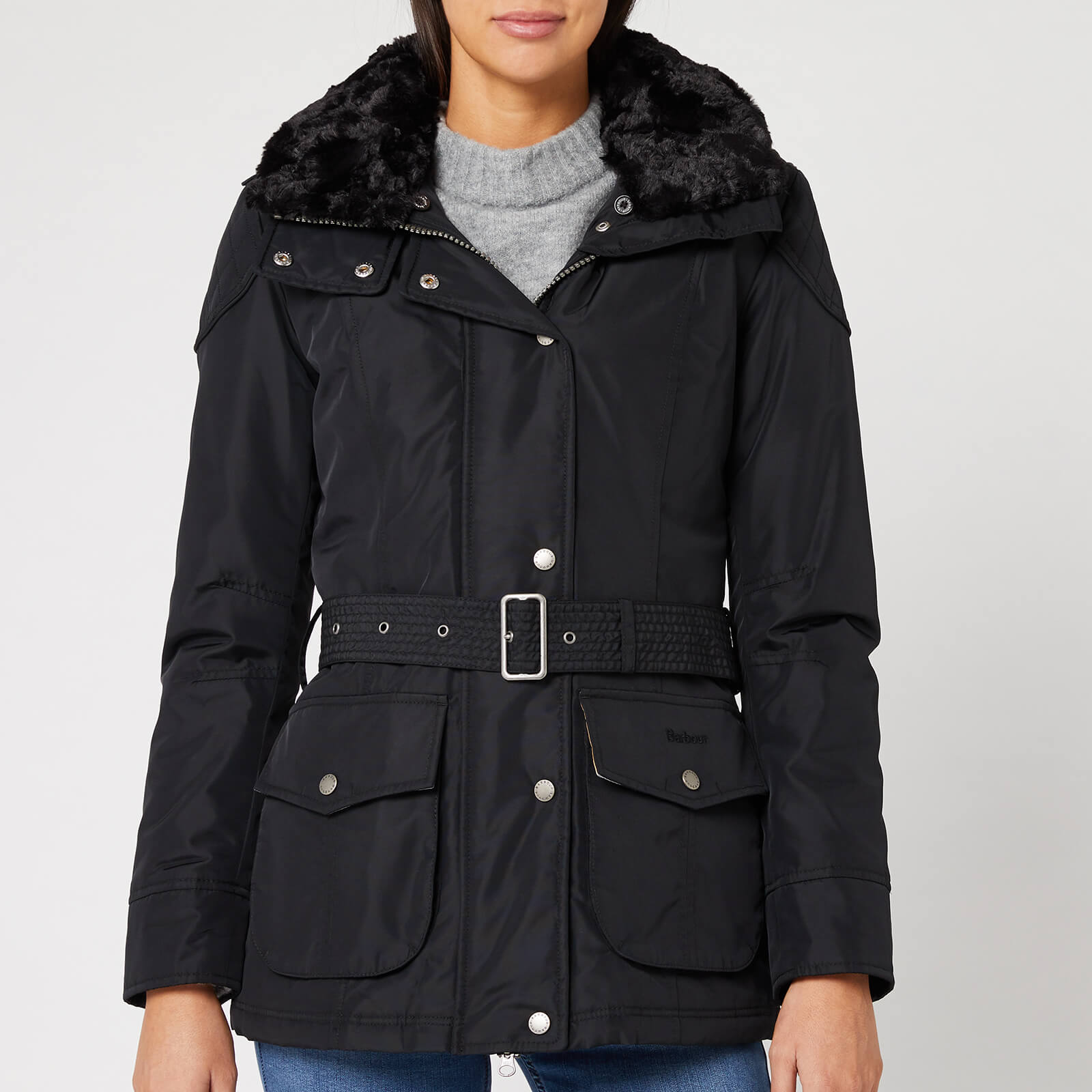 barbour international outlaw hooded jacket