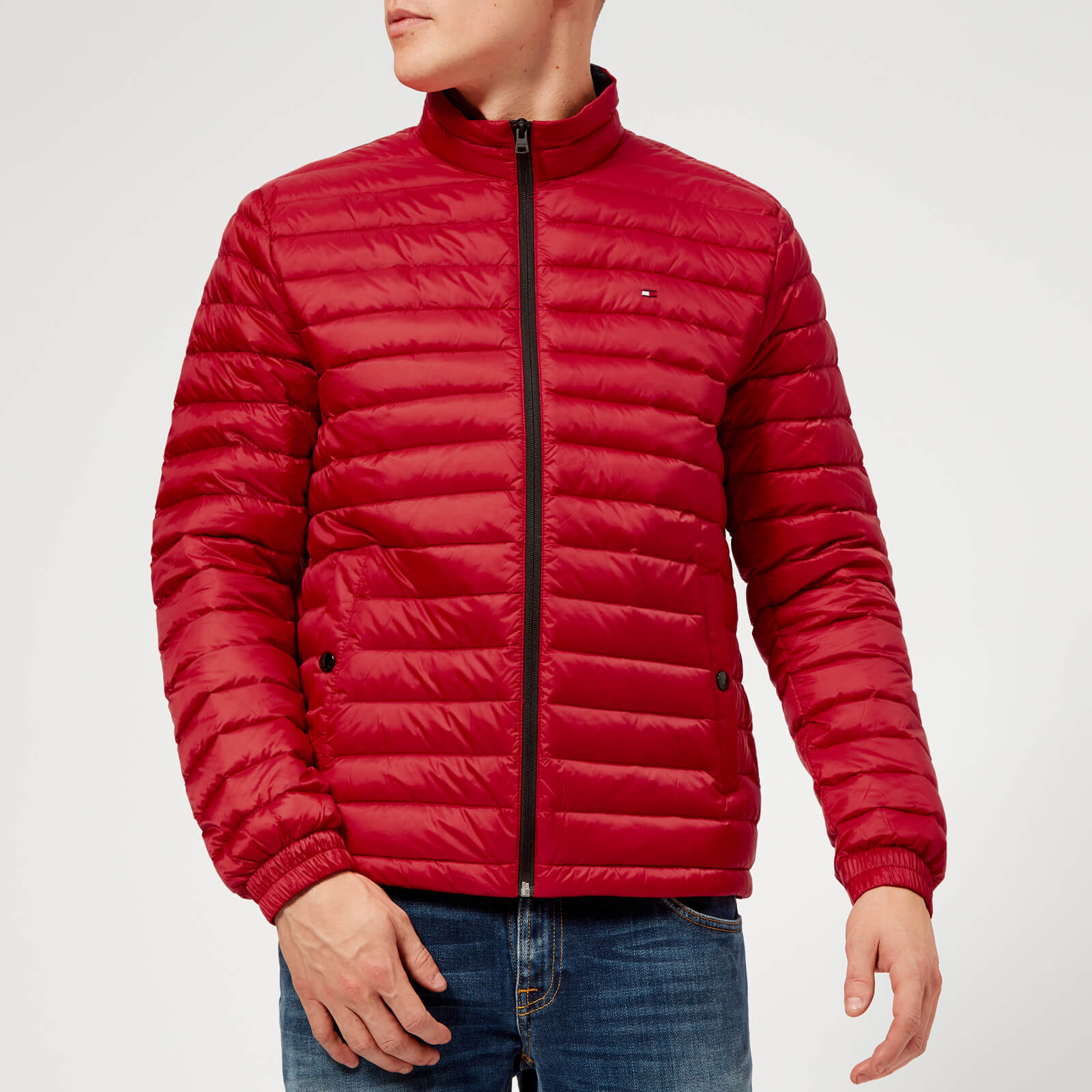 tommy lightweight down jacket