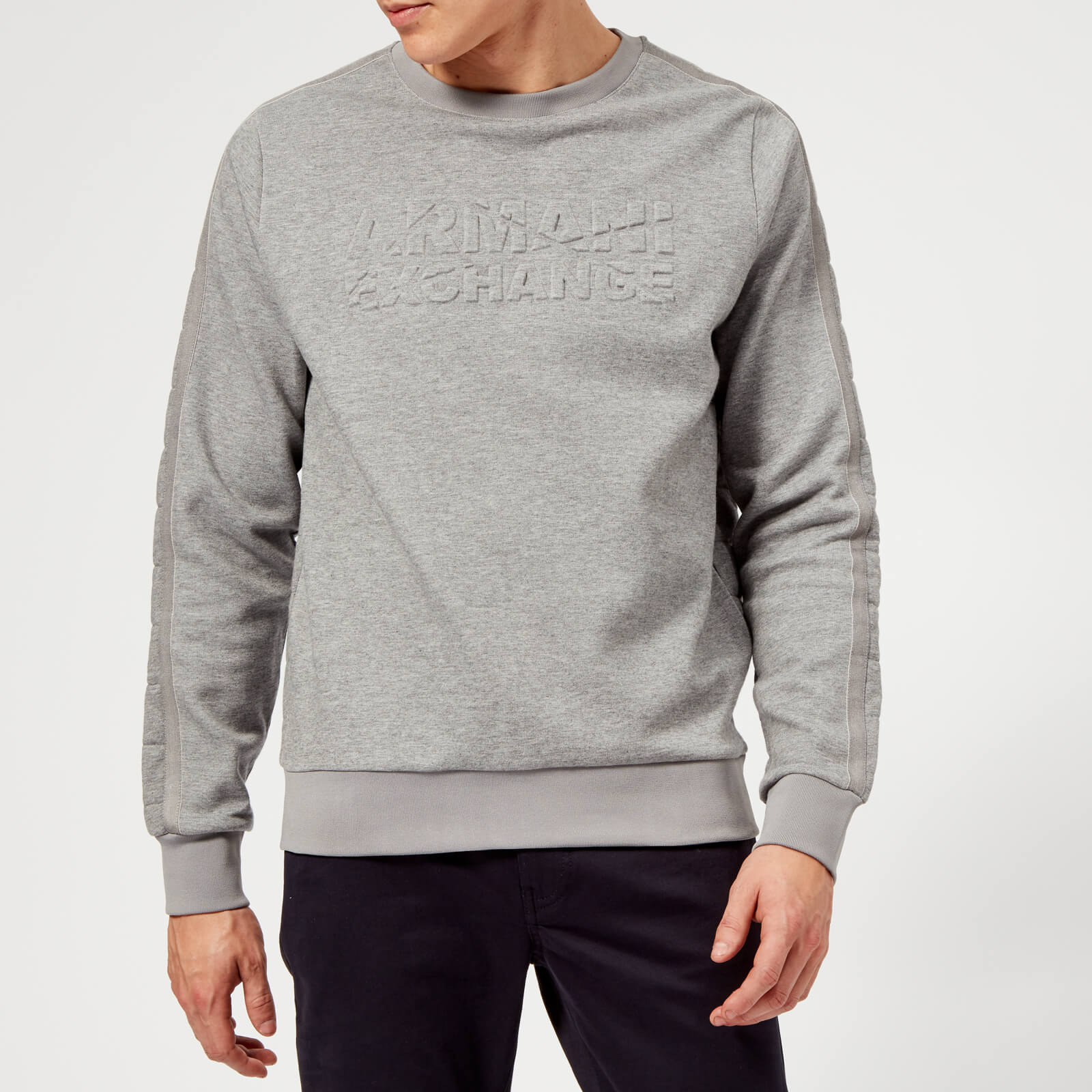 armani exchange grey sweater