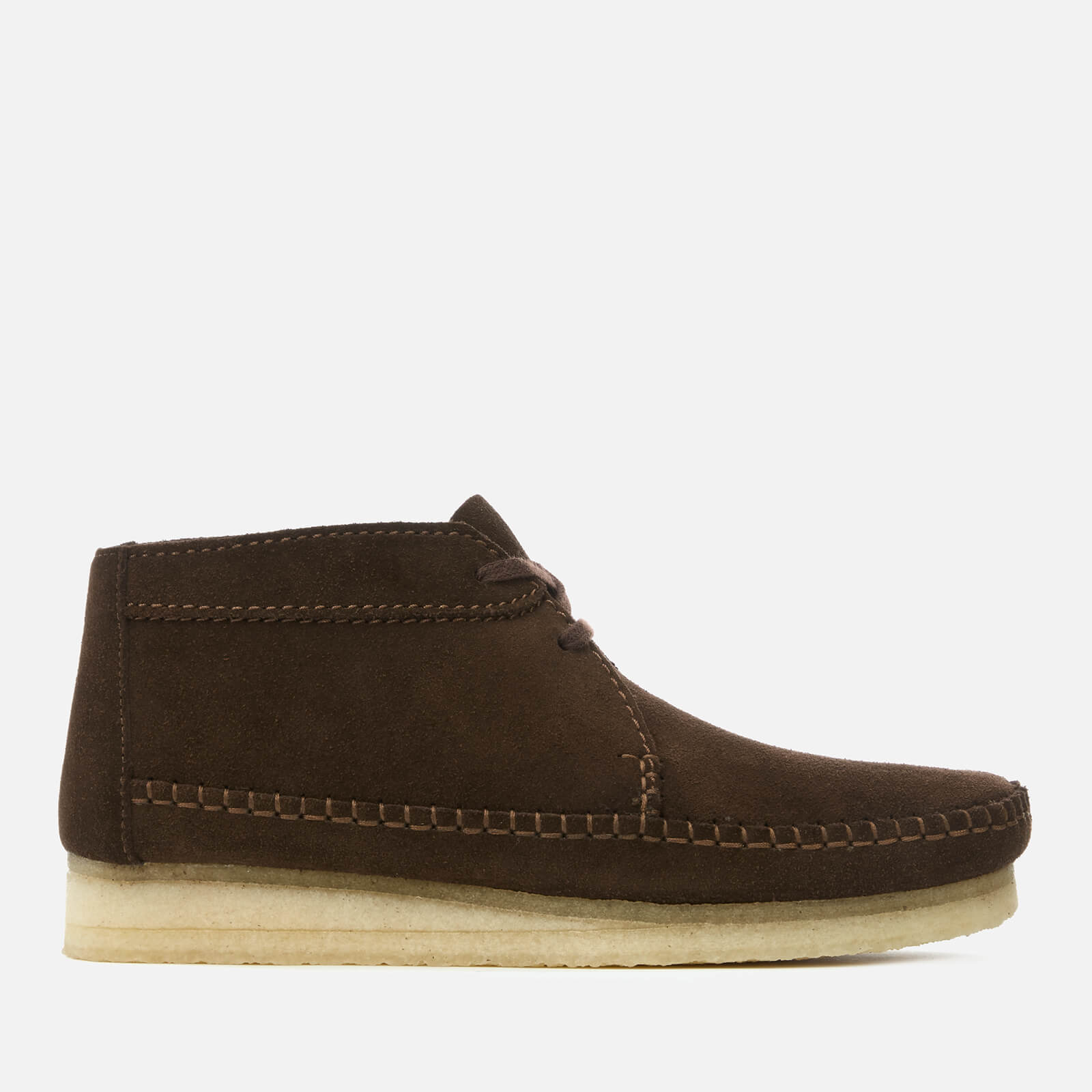clarks weaver boot brown suede