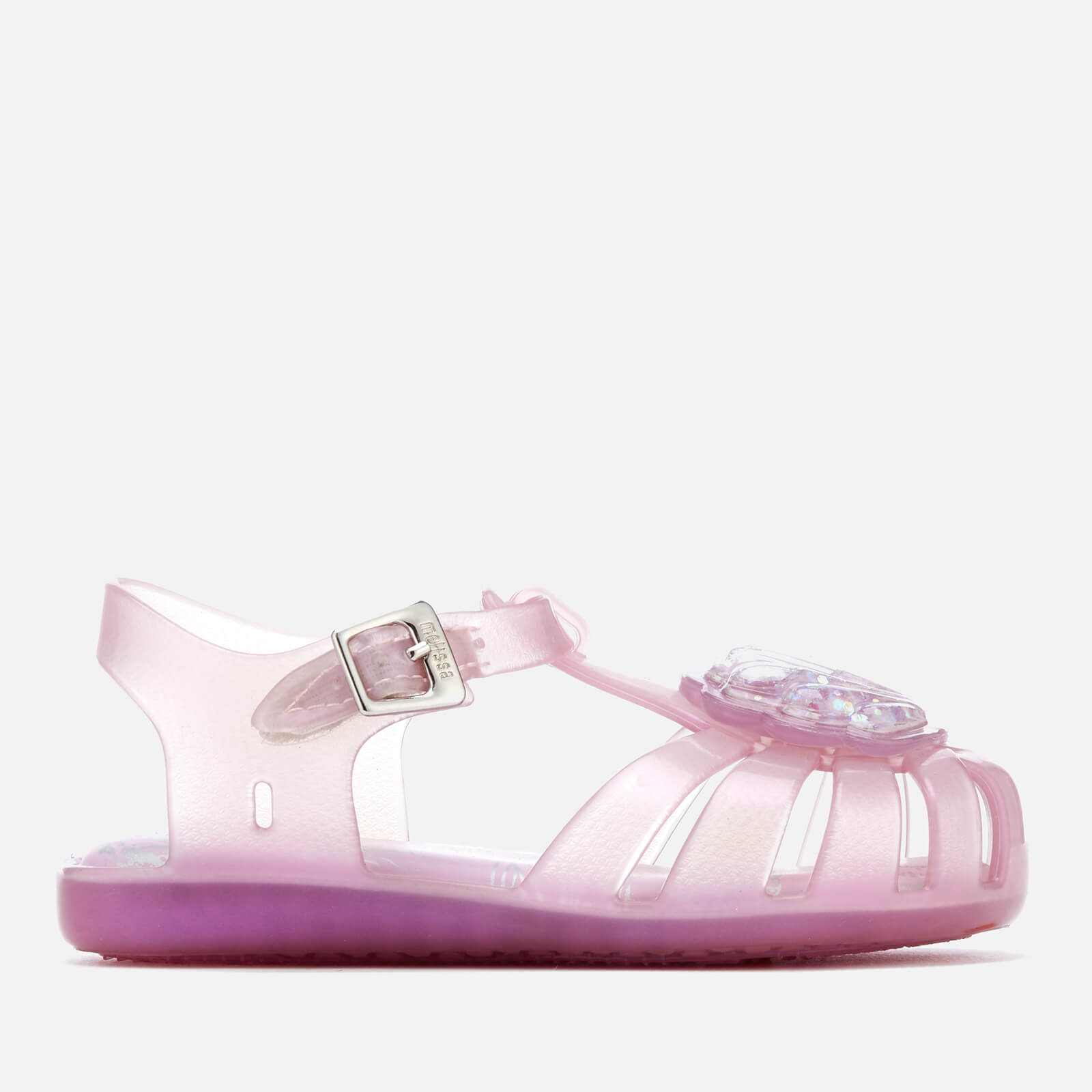mini melissa shell sandals