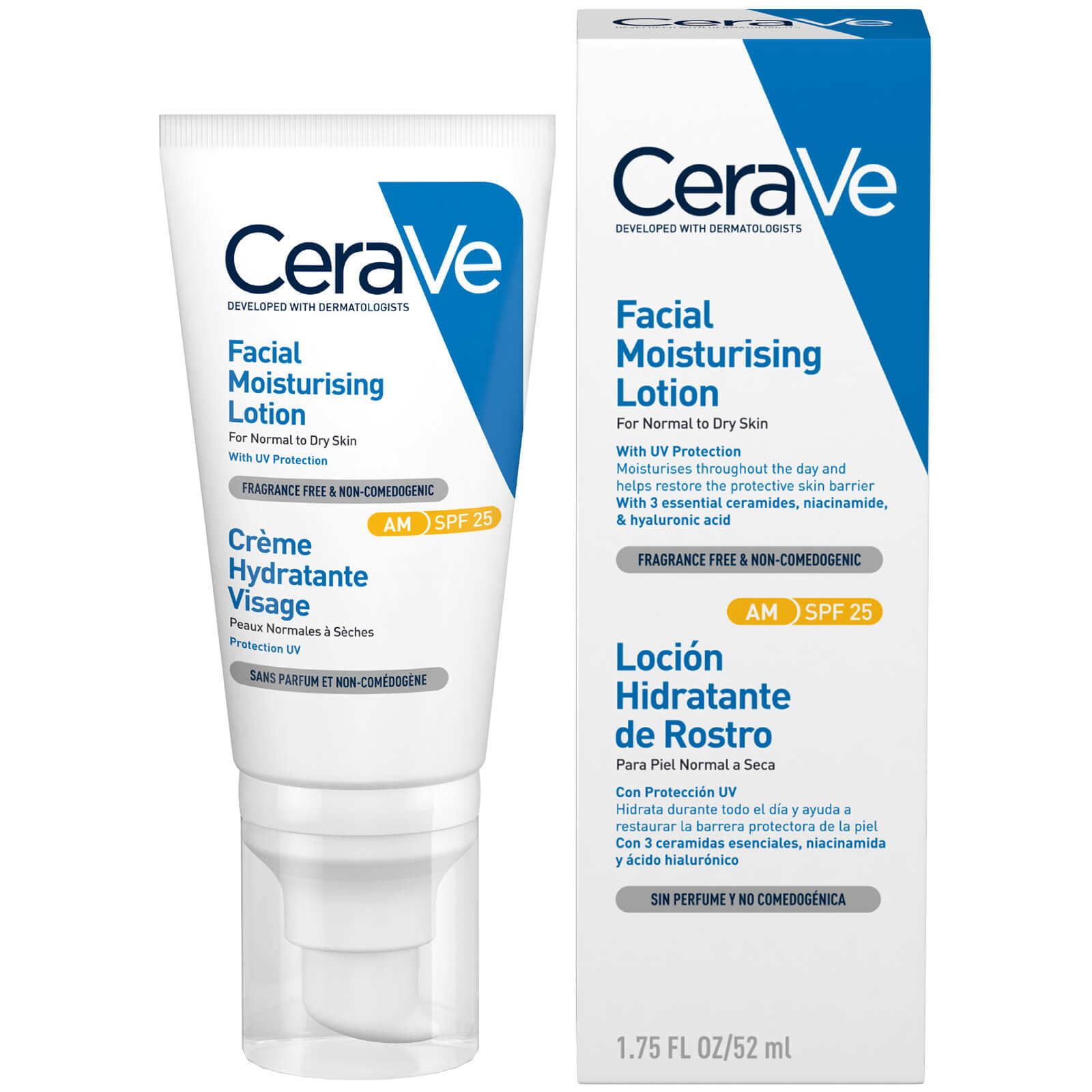 cerave facial moisturising lotion spf 25 52ml