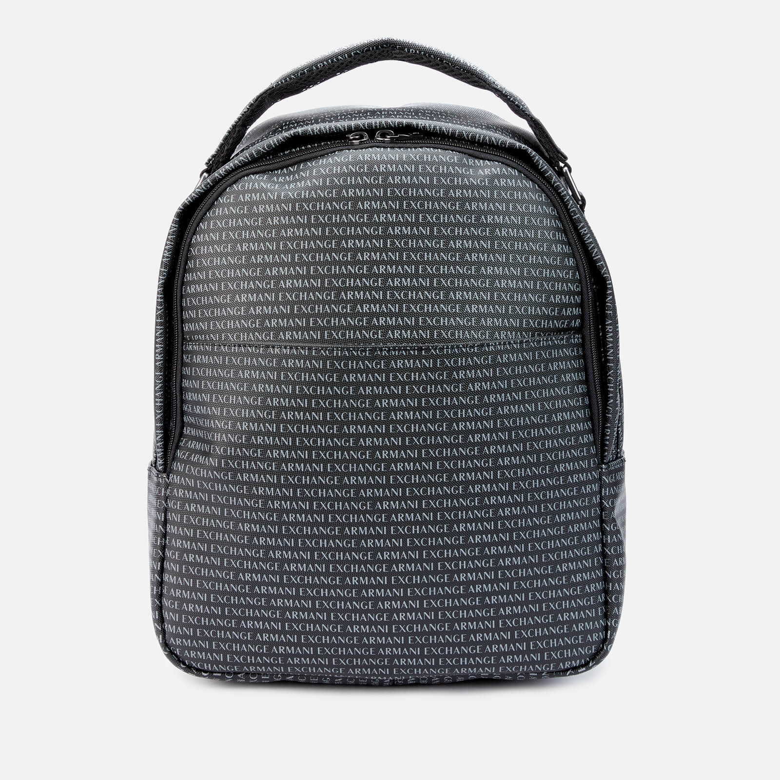 armani exchange leather backpack