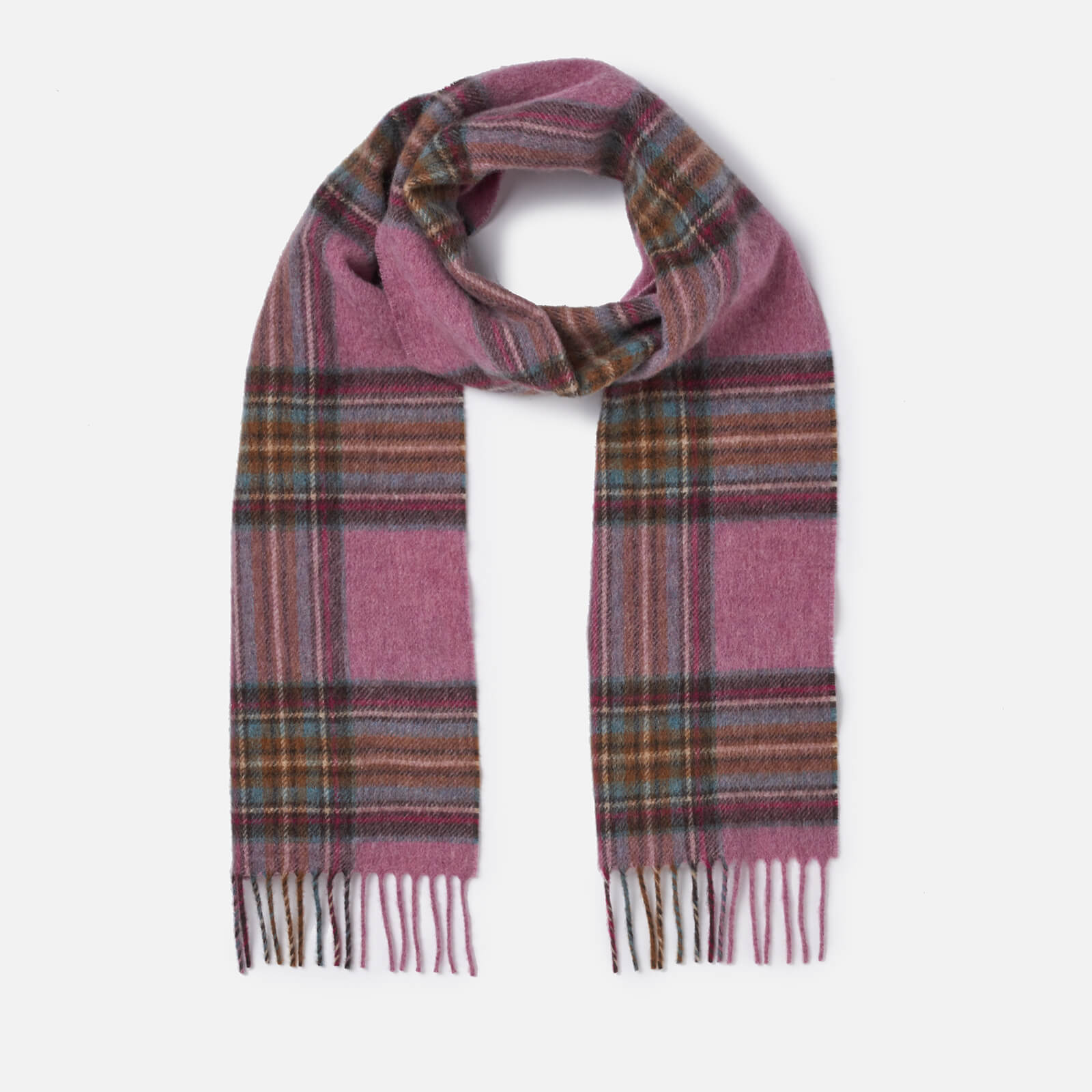 barbour scarf pink
