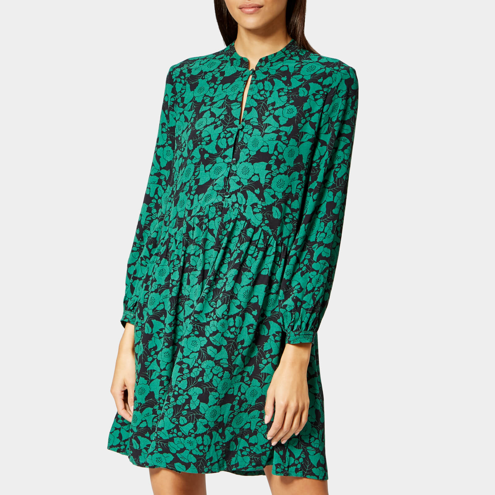 Whistles deco floral print shirt dress clearance
