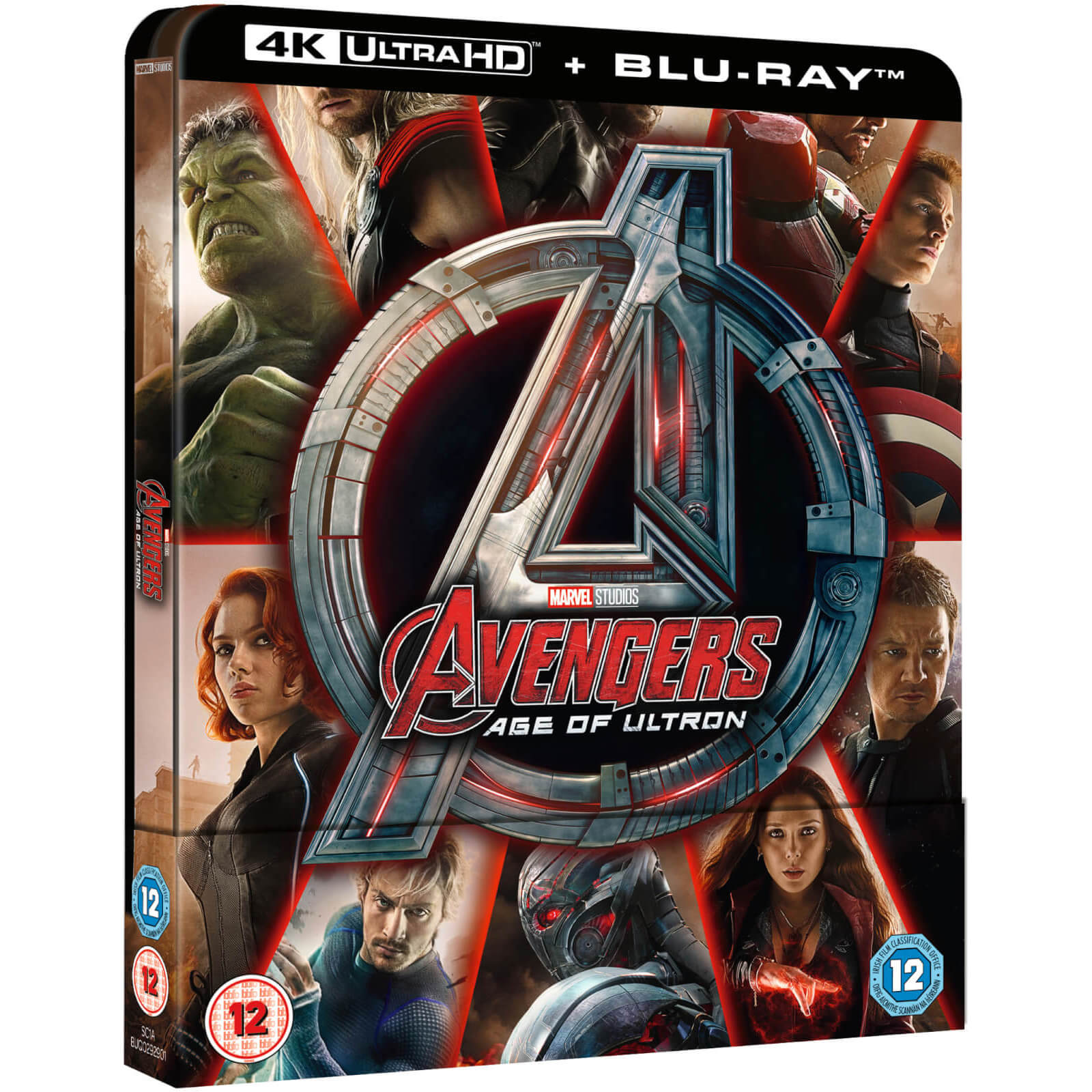 Avengers Age Of Ultron 4k Ultra Hd Includes 2d Version Zavvi Exclusive Steelbook Blu Ray Zavvi Uk