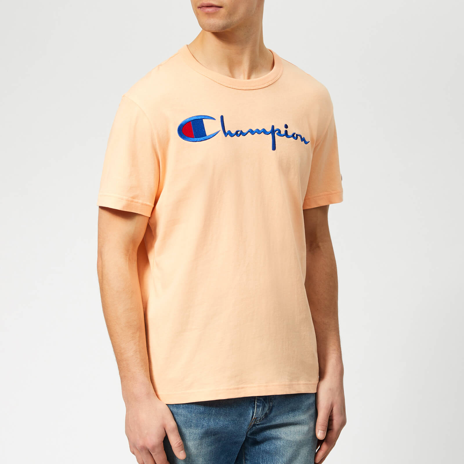 Champion t shirt peach clearance