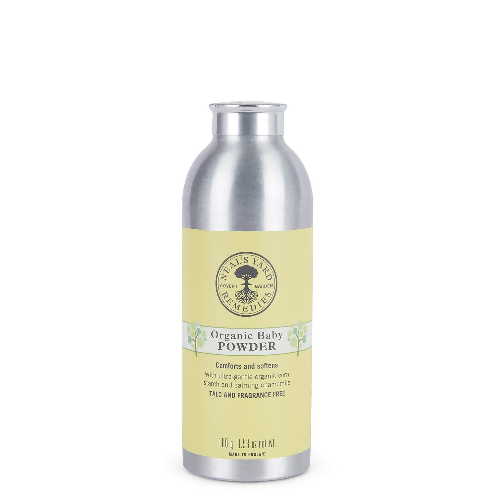 organic talc free baby powder