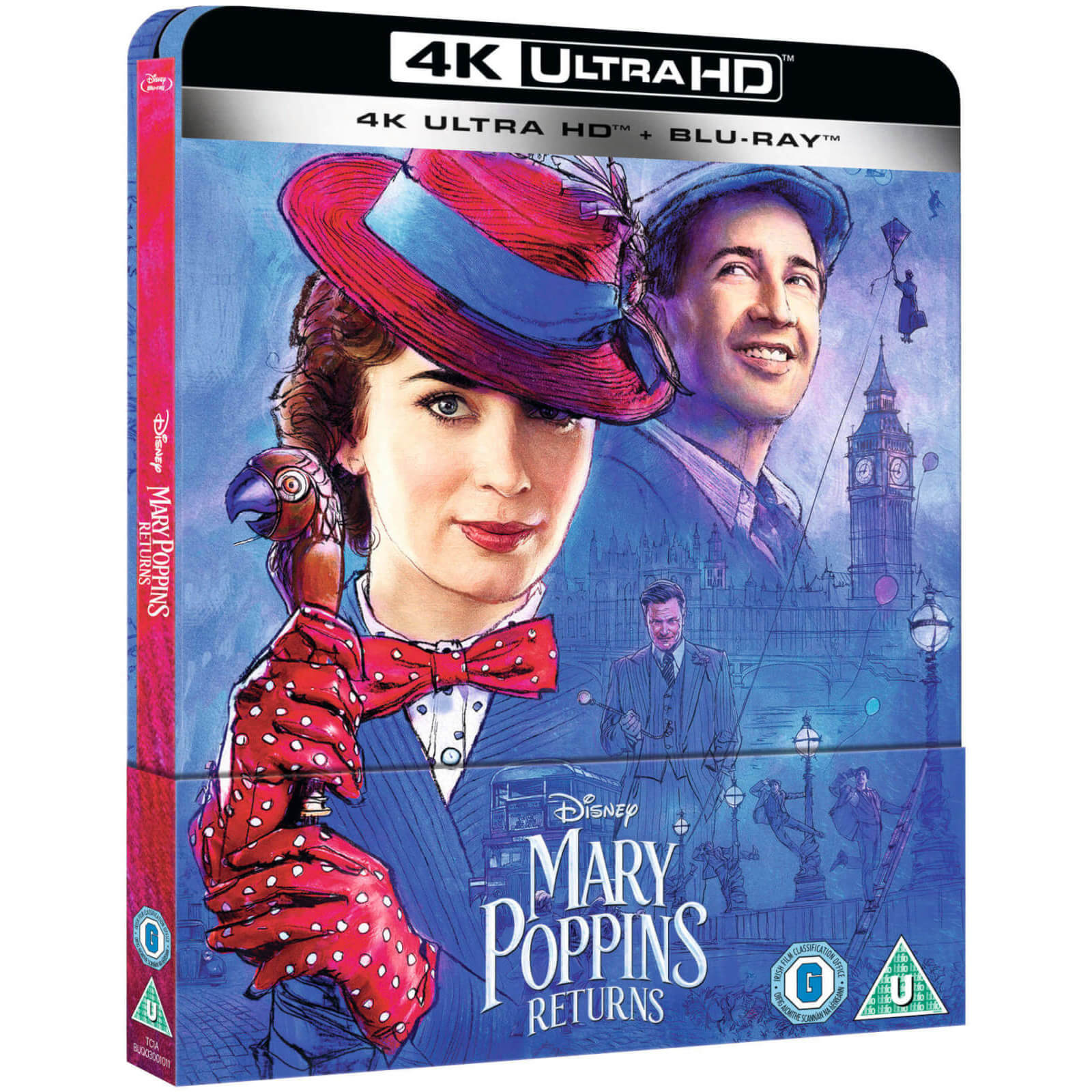 Mary Poppins Returns 4k Ultra Hd Includes 2d Blu Ray Zavvi Uk