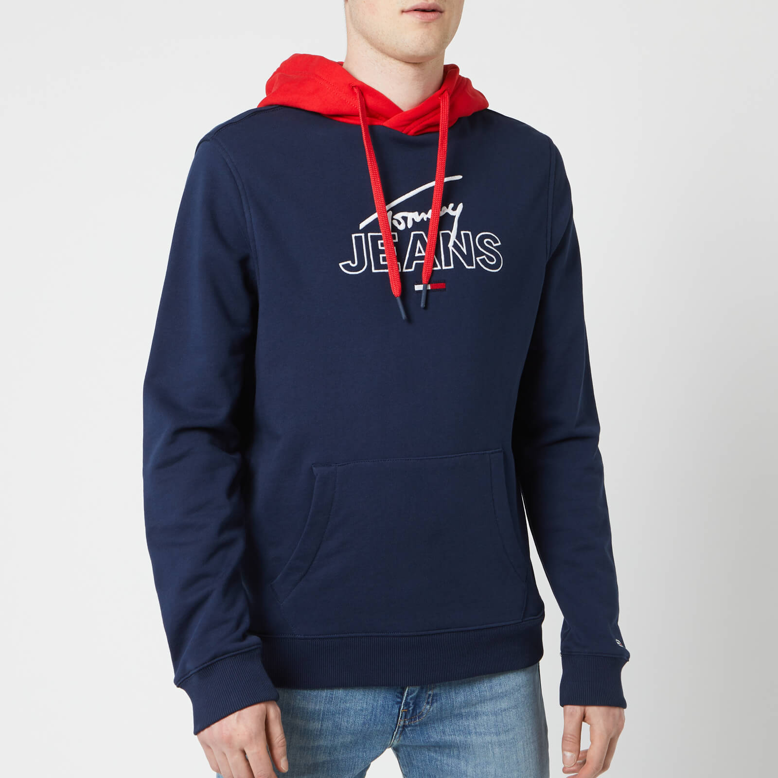 tommy jeans colour block hoodie