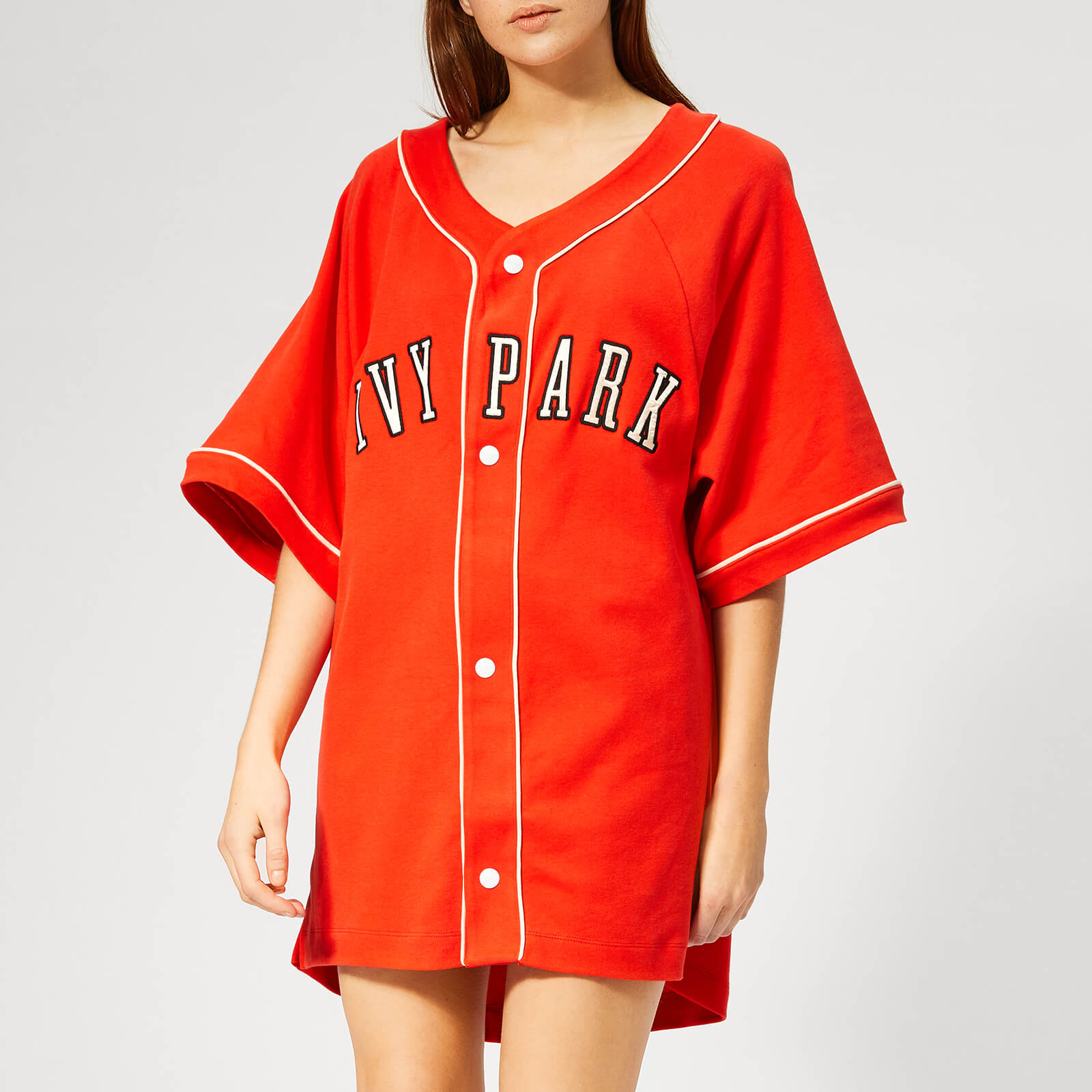 red baseball jersey womens