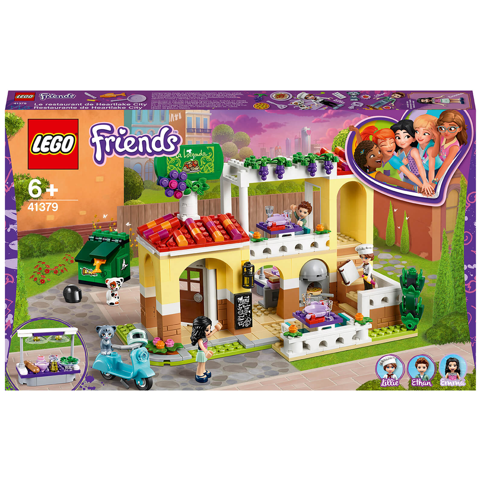 lego friends emma pizzeria