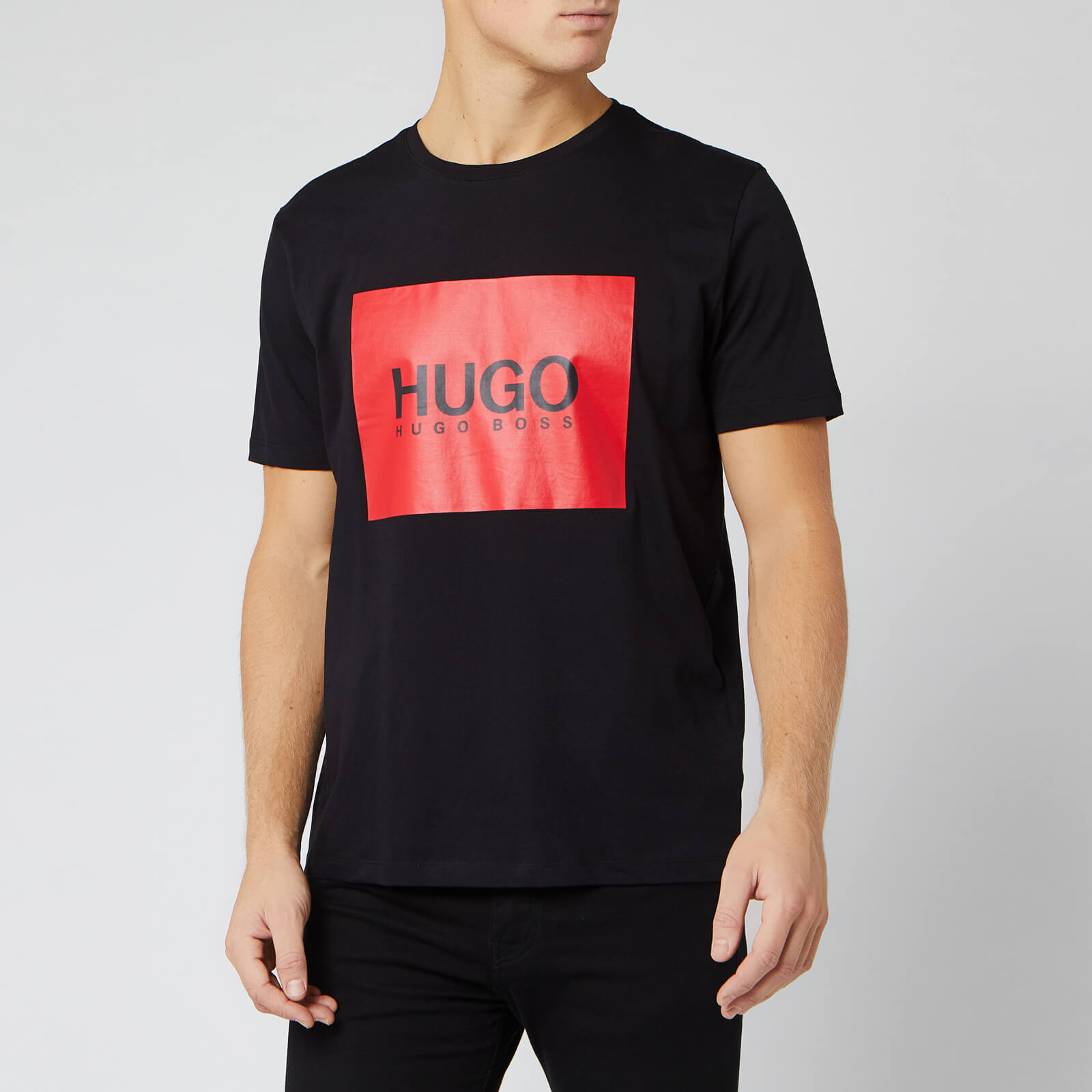 Hugo Men S Dolive Box Logo T Shirt Black Free Uk Delivery Available