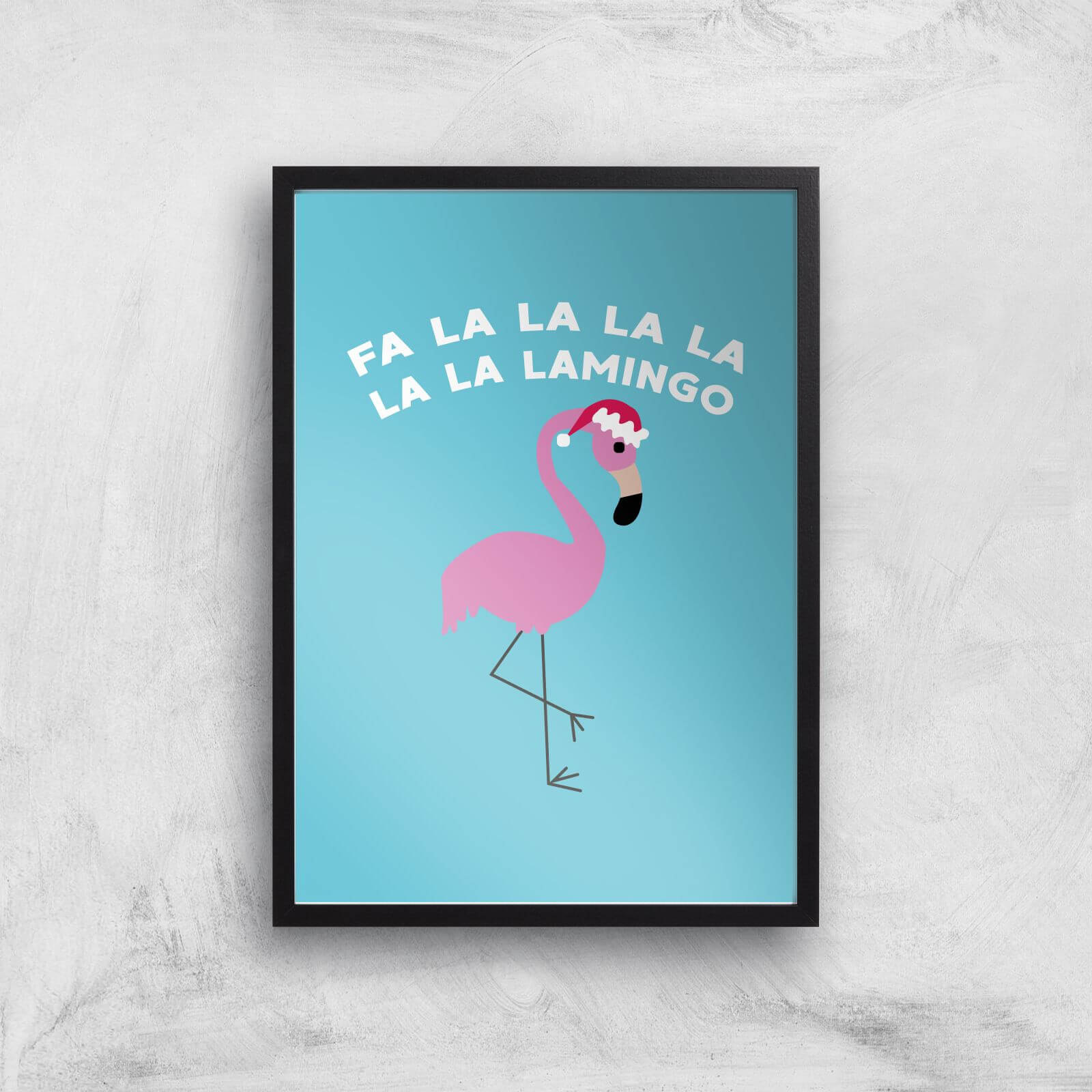 Fa La La La La La La Lamingo Art Print Sowia