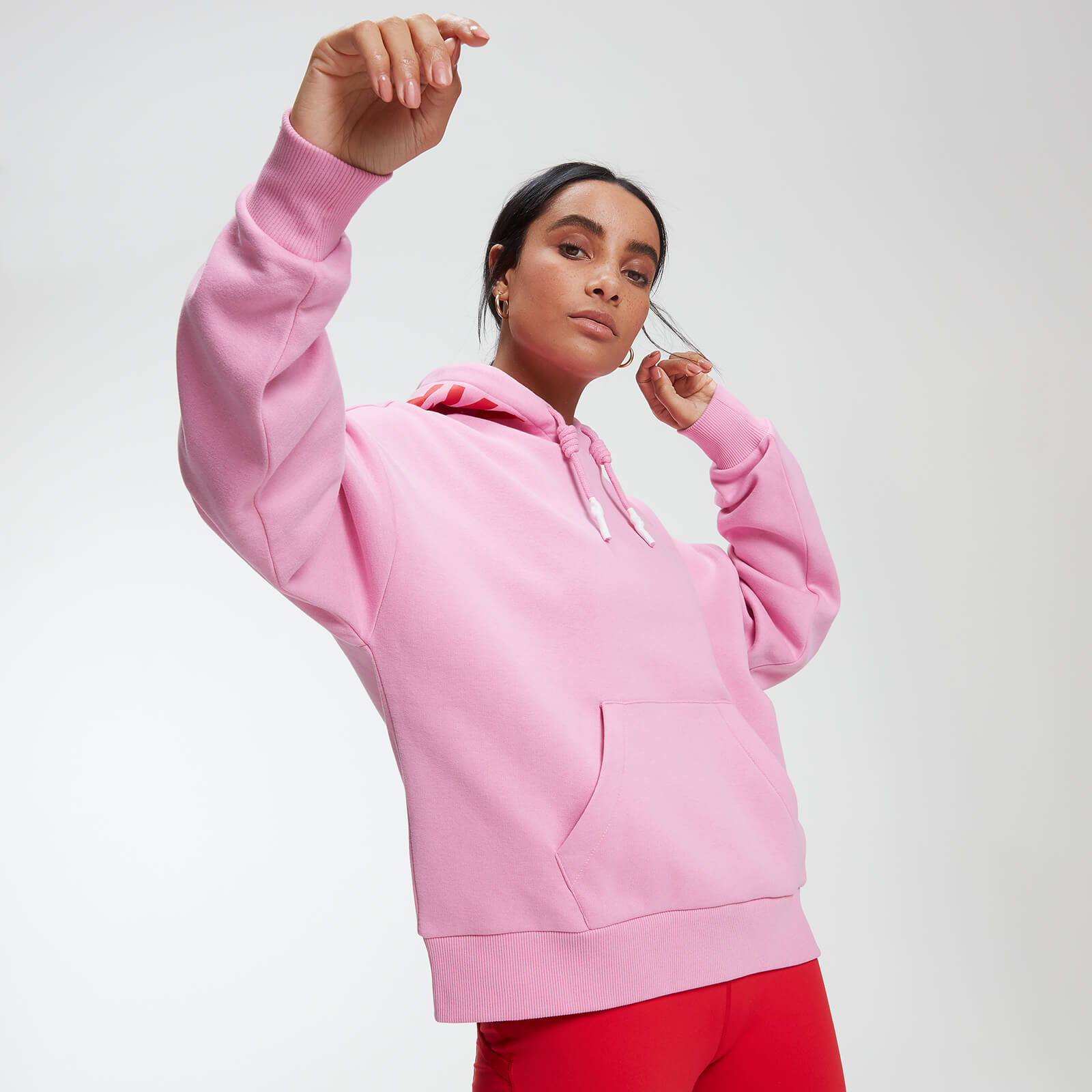 oversized pink hoodie womens